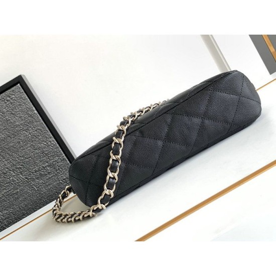 Replica Chanel Hobo Handbag Black AS4293