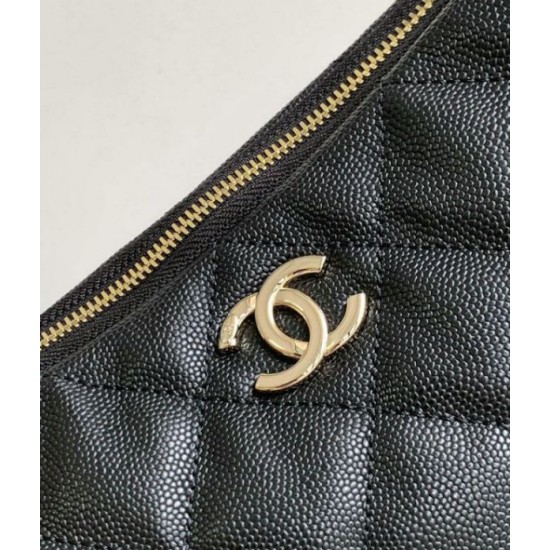 Replica Chanel Hobo Handbag Black AS4293