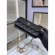 Replica Chanel Lambskin Chain Wallet AP3071 Black