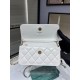 Fake Chanel Lambskin Chain Wallet AP3071 White Replica