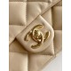 Replica Chanel Lambskin Flap Bag AS2409 Beige