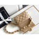 Replica Chanel Lambskin Flap Bag AS2409 Beige