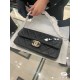 Replica Chanel Lambskin Flap Bag Black AS3791
