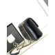 Replica Chanel Lambskin Flap Shoulder Bag Black AS3896