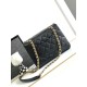 Replica Chanel Lambskin Flap Shoulder Bag Black AS3896