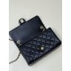 Replica Chanel Lambskin Flap Shoulder Bag Black AS3897