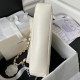Replica Chanel Lambskin Hobo Bag White AS4754