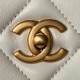 Replica Chanel Lambskin Hobo Bag White AS4777