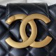 Replica Chanel Lambskin Messenger Bag Black AS4610