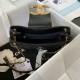 Replica Chanel Lambskin Messenger Bag Black AS4610