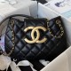 Replica Chanel Lambskin Messenger Bag Black AS4610