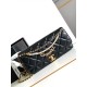 Fake Chanel Lambskin Shoulder Bag AS2713 Black Replica