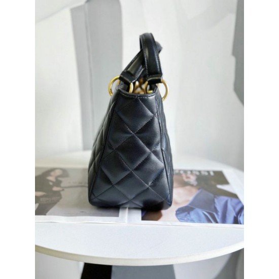 Replica Chanel Lambskin Tote Black AS4188