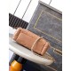 Fake Chanel Lambskin Vanity Case AS5222 Camel Replica