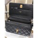 Fake Chanel Lambskin WOC Chain Wallet AP1450 Black Replica