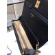 Fake Chanel Lambskin WOC Chain Wallet AP1450 Black Replica