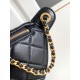 Replica Chanel Lambskin Waist Bag Black AS4113