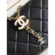 Replica Chanel Lambskin Waist Bag Black AS4113