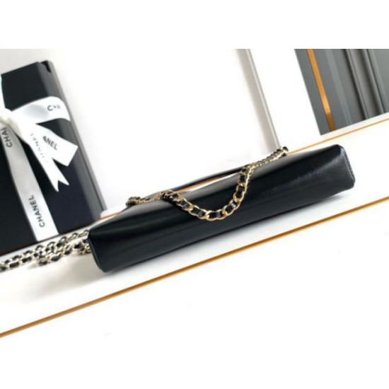 Replica Chanel Mini 31 Clutch With Chain White AS3656