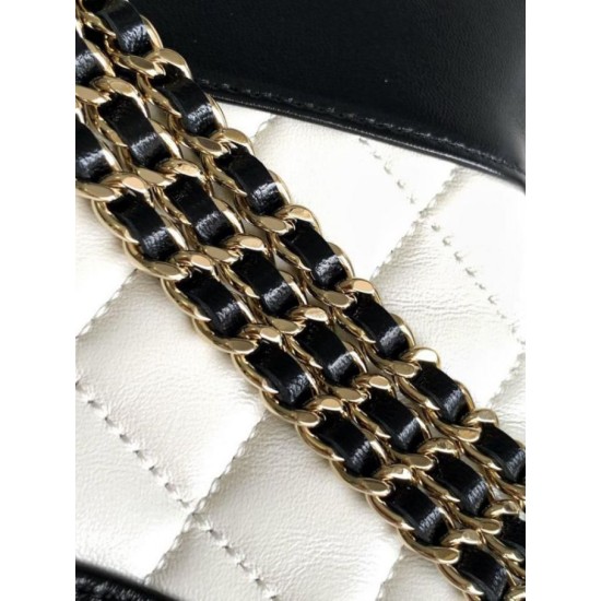 Replica Chanel Mini 31 Clutch With Chain White AS3656