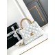 Replica Chanel Mini Coco Handle Bag AS2215 White