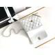 Replica Chanel Mini Coco Handle Bag AS2215 White