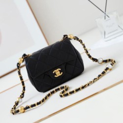Replica Chanel Mini Flap Bag AS4946 Black