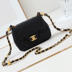 Replica Chanel Mini Flap Bag AS4946 Black