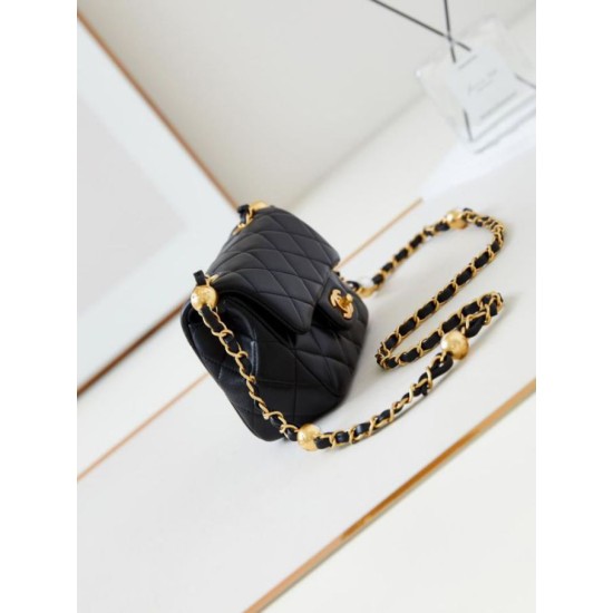 Replica Chanel Mini Flap Bag AS4946 Black