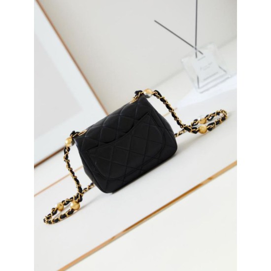 Replica Chanel Mini Flap Bag AS4946 Black