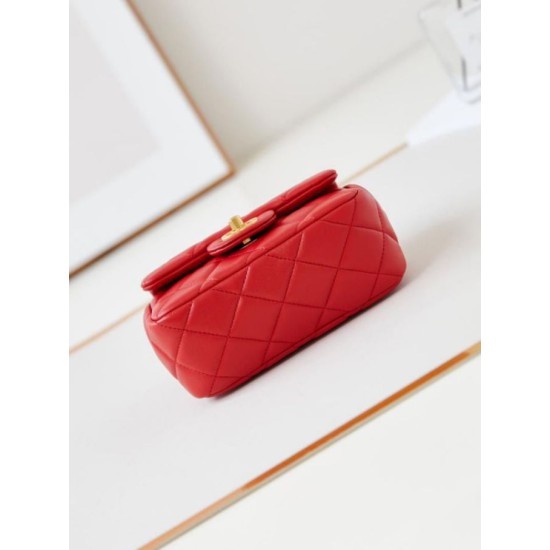 Fake Chanel Mini Flap Bag AS4946 Red Replica