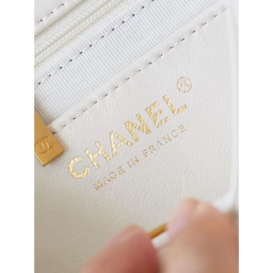 Fake Chanel Mini Flap Bag AS4946 White Replica