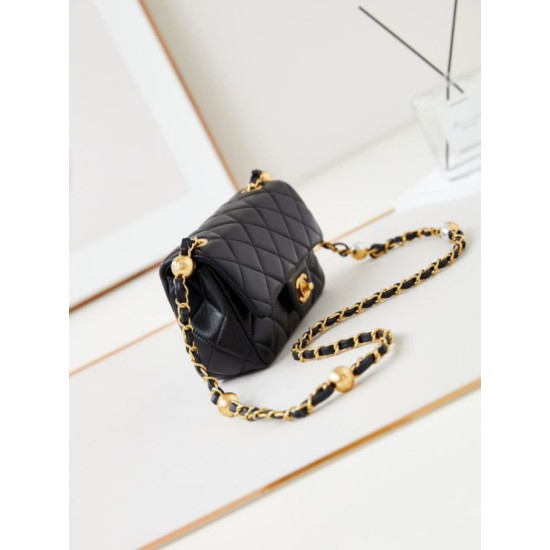 Fake Chanel Mini Flap Bag AS4947 Black Replica