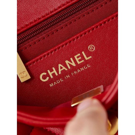 Fake Chanel Mini Flap Bag AS4947 Red Replica
