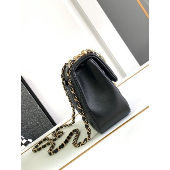 Fake Chanel Mini Flap Bag Black AS4384 Replica