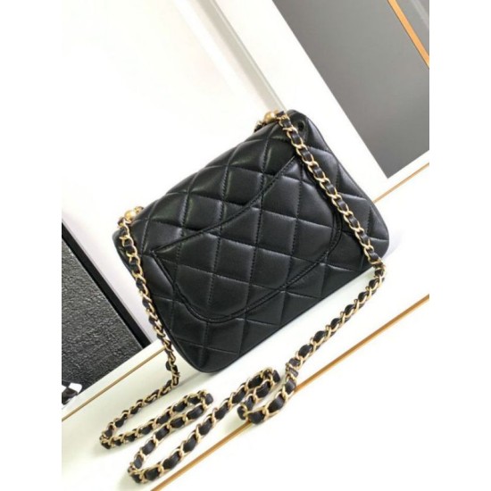 Fake Chanel Mini Flap Bag Black AS4384 Replica