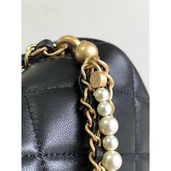 Fake Chanel Mini Flap Bag Black AS4384 Replica