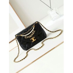 Fake Chanel Mini Flap Bag Black AS4986 Replica