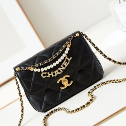 Fake Chanel Mini Flap Bag Black AS4986 Replica