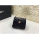Replica Chanel Mini Handle Clutch With Chain Black AP2945