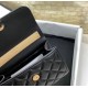 Replica Chanel Mini Handle Clutch With Chain Black AP2945
