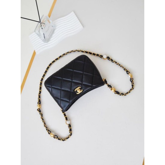 Replica Chanel Mini Shoulder Bag AS4948 Black