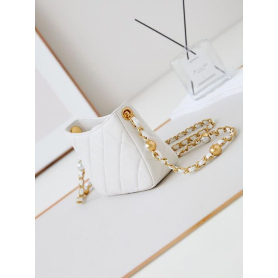 Replica Chanel Mini Shoulder Bag AS4948 White