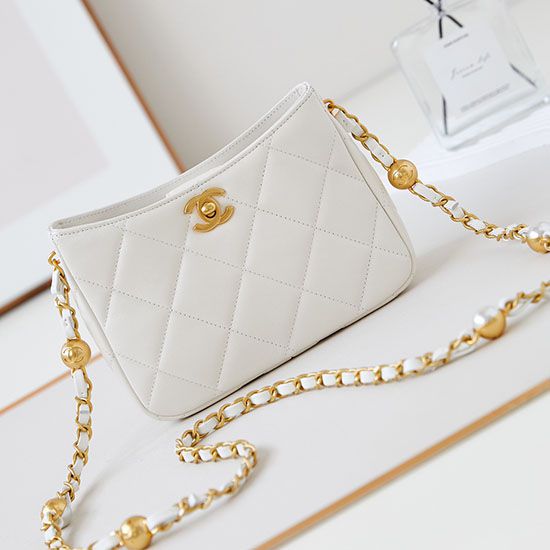 Replica Chanel Mini Shoulder Bag AS4948 White