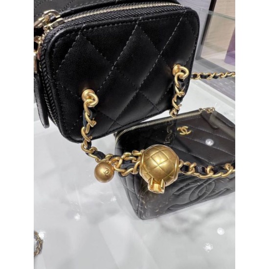 Replica Chanel Mini Vanity Case AP1147 Black