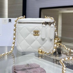 Replica Chanel Mini Vanity Case AP1147 White