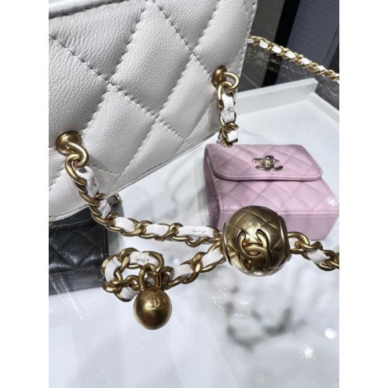 Replica Chanel Mini Vanity Case AP1147 White