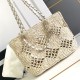 Replica Chanel Raffia Small Tote AS4714 Beige