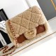 Fake Chanel Shearling Lambskin Mini Flap Bag AS5148 Beige Replica