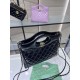 Replica Chanel Shiny Lambskin 31 Mini Shopping Bag AS4133 Black